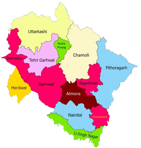 Uttarakhand Map